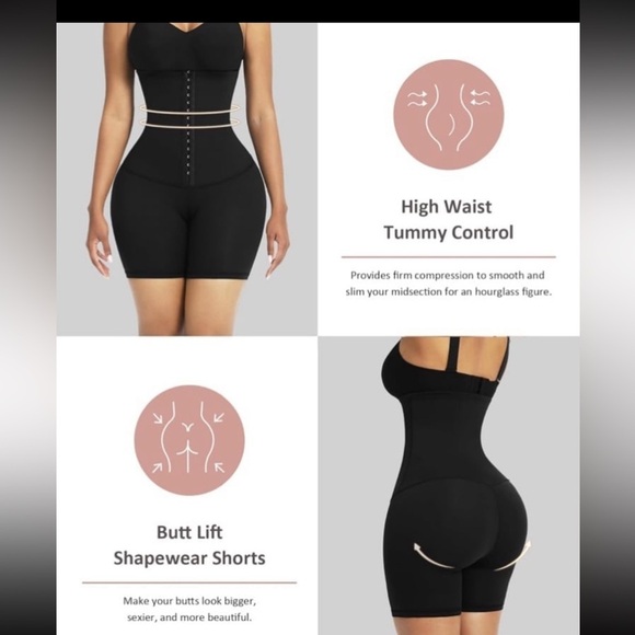 FeelinGirl Shapewear Women Tummy Control High Waist Body Shaper NWT size L - Picture 6 of 11